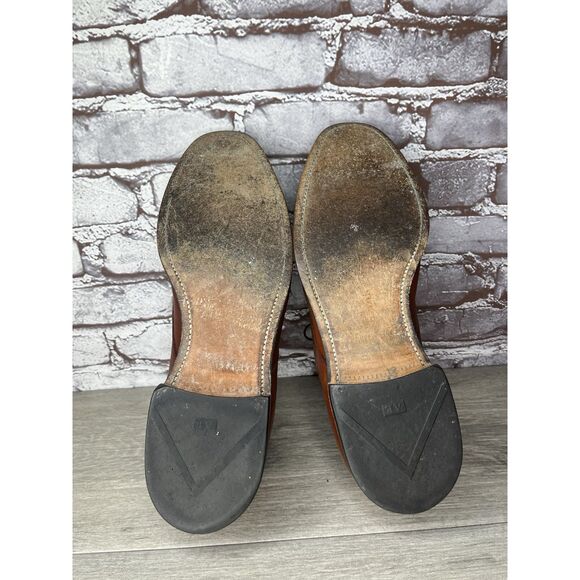 Allen Edmonds Norfolk Woven Brown Leather Oxfords Dress Shoes Men Sz 11.5D US/45 - Picture 7 of 16